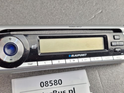08580, Radio samochodowe, panel przedni BLAUPUNKT RIMINI MP27 - niesprawny (6).jpg