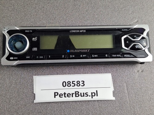08583, Radio samochodowe, panel przedni BLAUPUNKT LONDON MP 35 - uszkodzony (3).jpg