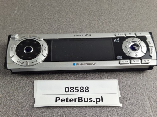 08588, Radio samochodowe, panel przedni BLAUPUNKT SEVILLA MP54  - lekkie zaniki na LCD  (4).jpg