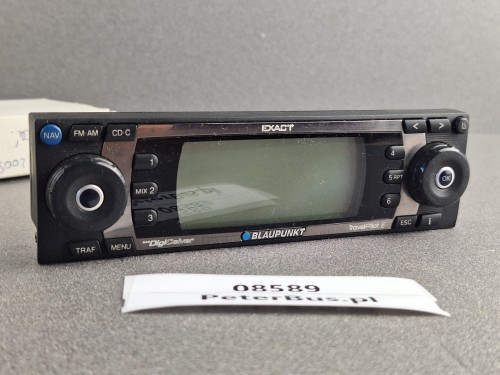 08589, Radio, panel przedni BLAUPUNKT EXACT TravelPilot E, nr 8618844810 (2).jpg