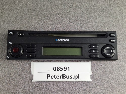 08591, Radio samochodowe, panel przedni BLAUPUNKT OEM DACIA Radio fabryczne (1).jpg