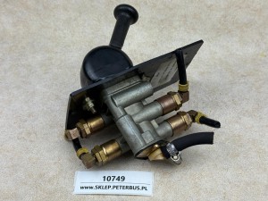 Zawór, rączka hamulca ręcznego WABCO 961 722 252 0 - 100% sprawny - wraz z podstawą zaworu MAN nr 81.52340.0718