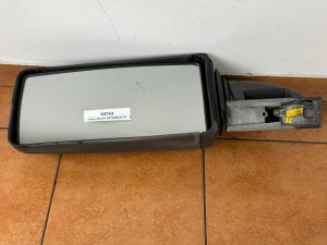 Lusterko zewnętrzne, lewe, krótkie, montowane przy słupku, czarne, VAN Hool,  MAN A 01