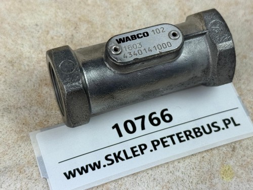 10766, Zawór pneumatyczny WABCO 4340141000, jednokierunkowy - 100% sprawny - GWARANCJA (2).jpeg