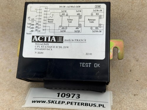 10973, Sterownik, przekaźnik kierunkowskazów RENAULT ILIADE ACTIA nr 5010415051, CPL STATIQUE ICDL 21W, P104336v04 A  (4).jpeg