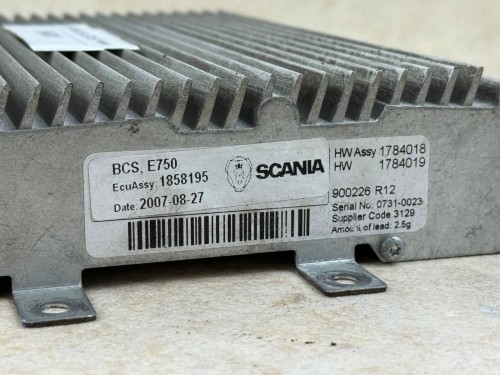 10896, Sterownik SCANIA 2007 rok, BCS E750, EcuAssy 1858195, HW Assy 1784018, HW 1784019, nr 900226 R12 (5).jpeg