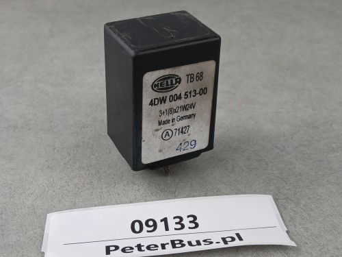 09133, Przekaźnik, przerywacz kierunkowskazów HELLA TB 68, 4DW 004 513-00 (5).jpg