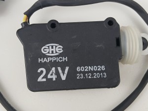 Silniczek GHE HAPPICH 602N026, 24V, zamka centralnego BOVA Magiq, Setra 415, Mercedes Tourismo, Mercedes Travego
