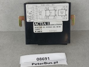 Sterownik ACTIA nr 5010271448, RENAULT ILIADE EURO 2, CPL STATIQUE ICDL 5W RVI, P102812 D, 1996 rok 