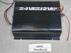 Przetwornica napięcia autobusu 24 na 12 Volt, Input DC 24V (22V-28V), output 15A (15A-10.9A), model DF-1715A, DC-DC Converter