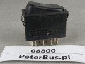 08800a, Klawisz, przycisk, włącznik otwierania szyberdachu Mercedes O550 Integro nr 611 540 00 66, 8 PINów  (6).jpg