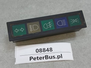 Kontrolki świetlne deski rozdzielczej autobusu, 5 kontrolek DAV, światła, kontrolki informacyjne