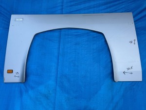 Błotnik, nadkole autobusu TEMSA SAFARI, szerokość 178,5 cm, wysokość 98 cm 