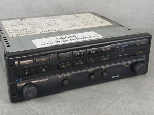 Wzmacniacz autobusowy  BLAUPUNKT BCA 05, nr 7 607 005 200 5, panel sterownia RADIO, kaseta, CD, video   - 100% sprawny - GWARANCJA