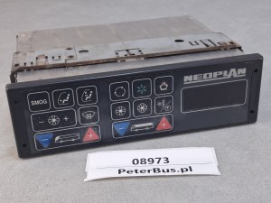Panel sterowania klimatyzacją, ogrzewaniem, temperaturą NEOPLAN, BADER 1808.126.01, BADER  0485.2.A01 - GWARANCJA 100% SPRAWNOŚCI 