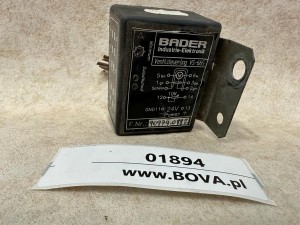 Sterowanie zaworem BADER VS-665, MAN A01