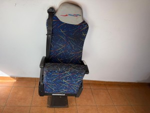 Fotel pilota, drugiego kierowcy do autobusu BOVA Futura EURO 3, FHD, FLD, mocowany do podłogi, na nóżce