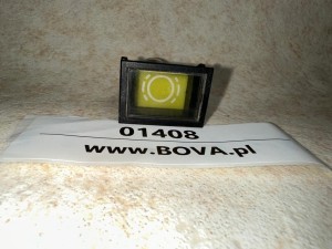 Kontrolka świetlna układu hamulcowego, pulpit autobusu Mercedes Citaro