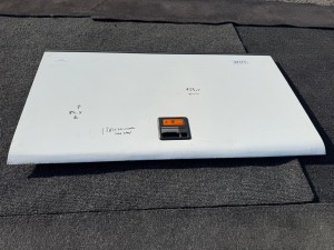 Klapa boczna kufra bagażowego MERCEDES O550 Integro, szerokość 154,5 x 84,5 cm wysokość 