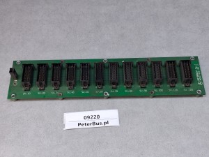 Płytka elektro nr A000 820 28 11, 12 x gniazdo SU, nr APM 968933-1 Rev. C