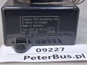 Gniazdo MANNESMAN KIENZLE C4 1310/1314, UB-10-30V, Jednostka sterująca VDO typ 2156.70 00 00 00, MAN 