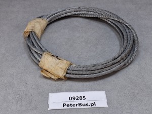 Linka stalowa do autobusu, fi = 5 mm - NOWA - 