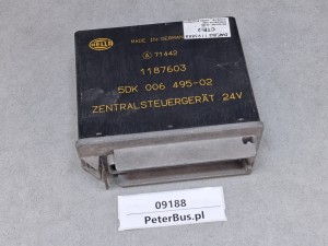 Sterownik świateł HELLA A71442, nr 1197024, nr 5DK 006 495-02, Zentralsteuergerat 24V, DAFBUS 1193888, CTE-2 