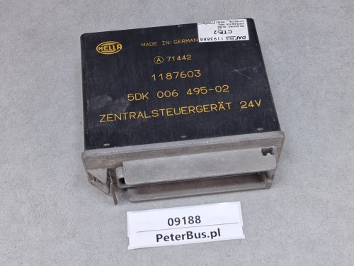 09188, Sterownik świateł HELLA A71442, nr 1197024, nr 5DK 006 495-02, Zentralsteuergerat 24V, DAFBUS 1193888, CTE-2  (3).jpg