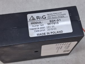 Urządzenie odbiorcze SGK-3/1, SGK-3 OP-2, indeks SGK3100001, M77813, 24V