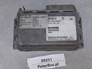 Sterownik silnika SCANIA ECL - Bus, K124 B2x2, 1999 rok, BOSCH 0 504 004 109