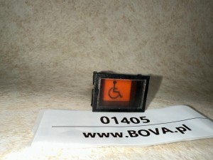 Kontrolka pulpitu Mercedes Citaro, wózek, osoba niepełnosprawna, rampa