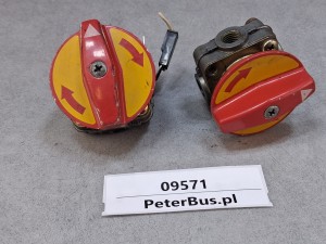 Zawór otwierania drzwi autobusu WABCO 952 003 032 0, pokrętło zaworu nr 3017640038
