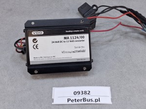Przetwornica napięcia 24 DC - 12V DC, VDO MA 1124/00