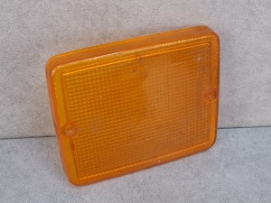 Klosz pomarańczowy lampy, kierunkowskaz HELLA 71479, wymiary 13 x 10 cm
