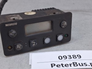 Sterownik, panel sterownia ogrzewaniem postojowym WEBASTO nr  492132, BORG 9117, 24V, 8 PINów