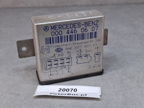 20070, Sterownik Mercedes-Benz 000 446 06 07, Hella 5HE 007 407-01 (3).jpg