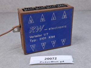 Rozdzielacz elektroniczny Verteiler 1/7 RW-electronic, typ 3101 K94