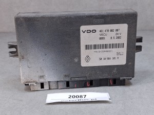 Sterownik VDO 461 470 002 007, VECU, 2002 rok, FRV3K33R0221, RENAULT nr 50 10 564 101 A