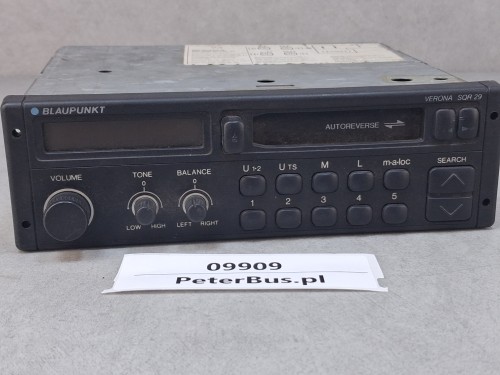 09909, Radio BLAUPUNKT VERONA SQR 29 - NIESPRAWNE- 12 V, nr 7 648 860 512 (1).jpg
