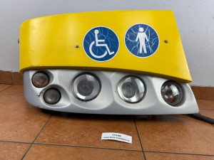 Narożnik PRAWY przód, osłona świateł, podszybie przednie, zestaw świateł przednich SOLARIS URBINO 