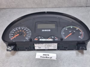 IRISBUS Crossway, zegary, deska rozdzielcza, IVECO VDO nr 504254397, typ 1560.5004010200, EURO 5