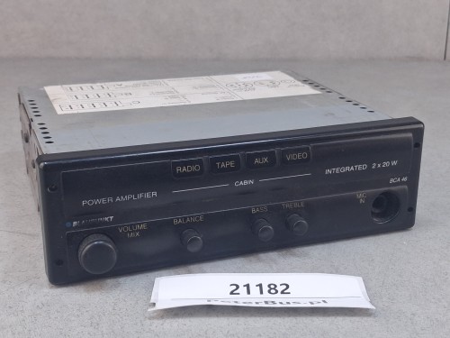 21182, Wzmacniacz autobusowy z wyjściem na mikrofon, BLAUPUNKT BCA 46, 2 x 20 W  - 100% SPRAWNY - GWARANCJA  (1).jpg