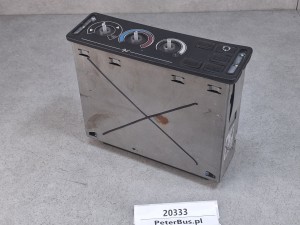 Panel sterowania klimatyzacją i ogrzewaniem WABCO 446 195 003 0, nr A 000 446 73 28, SOLARIS URBINO, USZKODZONY - NIESPRAWNY