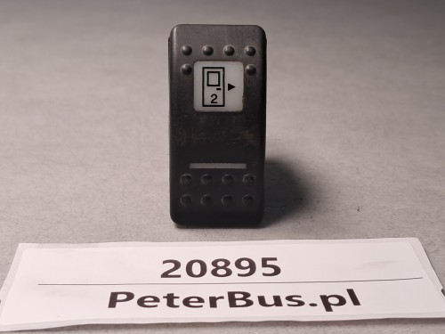 20895, Przycisk, klawisz otwierania - zamykania drzwi tylnych autobusu BOVA EURO 3, FUTURA, symbol drzwi, cyfra 2,  7 PINów  (5).jpg