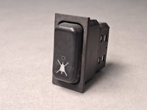 Klawisz, przycisk, włącznik Mercedes nr 1526.56.314.00 -  symbol wyłączny dzwonek, 6 PINów