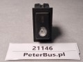 21146, Klawisz, przycisk, włącznik świateł awaryjnych MAN, DAV nr 24 602, czerwony klawisz z symbolem trójkąta, 9 PINów (2).jpg