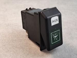 Przycisk, klawisz, włącznik SETRA S315, nr 514.111, 8 PINów, NAVI, TV