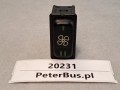 20231, Klawisz, przycisk, włącznik deski rozdzielczej  Mercedes nr 611 545 00 19, 6 PINów, nawiewy, klawisz dwustopniowy  (2).jpg