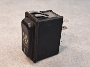 Klawisz, przycisk, włącznik nawiew, ogrzewanie Mercedes O550 Integro nr 611 540 00 66, 8 PINów 