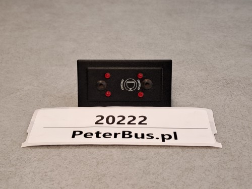 20222, Kontrolka, wskaźnik zużycia klocków hamulcowych, na pulpicie autobusu, BOVA Futura FHD FLD, EURO 3  (1).jpg